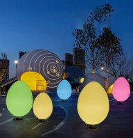 Светильник Яйцо 65х110 питание от 220, RGB Светильник Яйцо 65х110 питание от 220, RGB