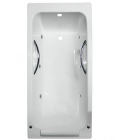 Ванна Jacob Delafon Parallel 150x70 (с ручками) с гидромассажем